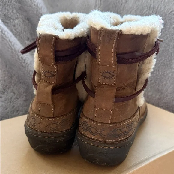 UGG Shearling Ankle Boots - Picture 2 of 8